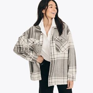 NAUTICA - Gray & White Plaid Jacket